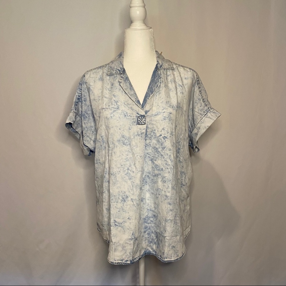 NWT Thread & Supply denim looking top